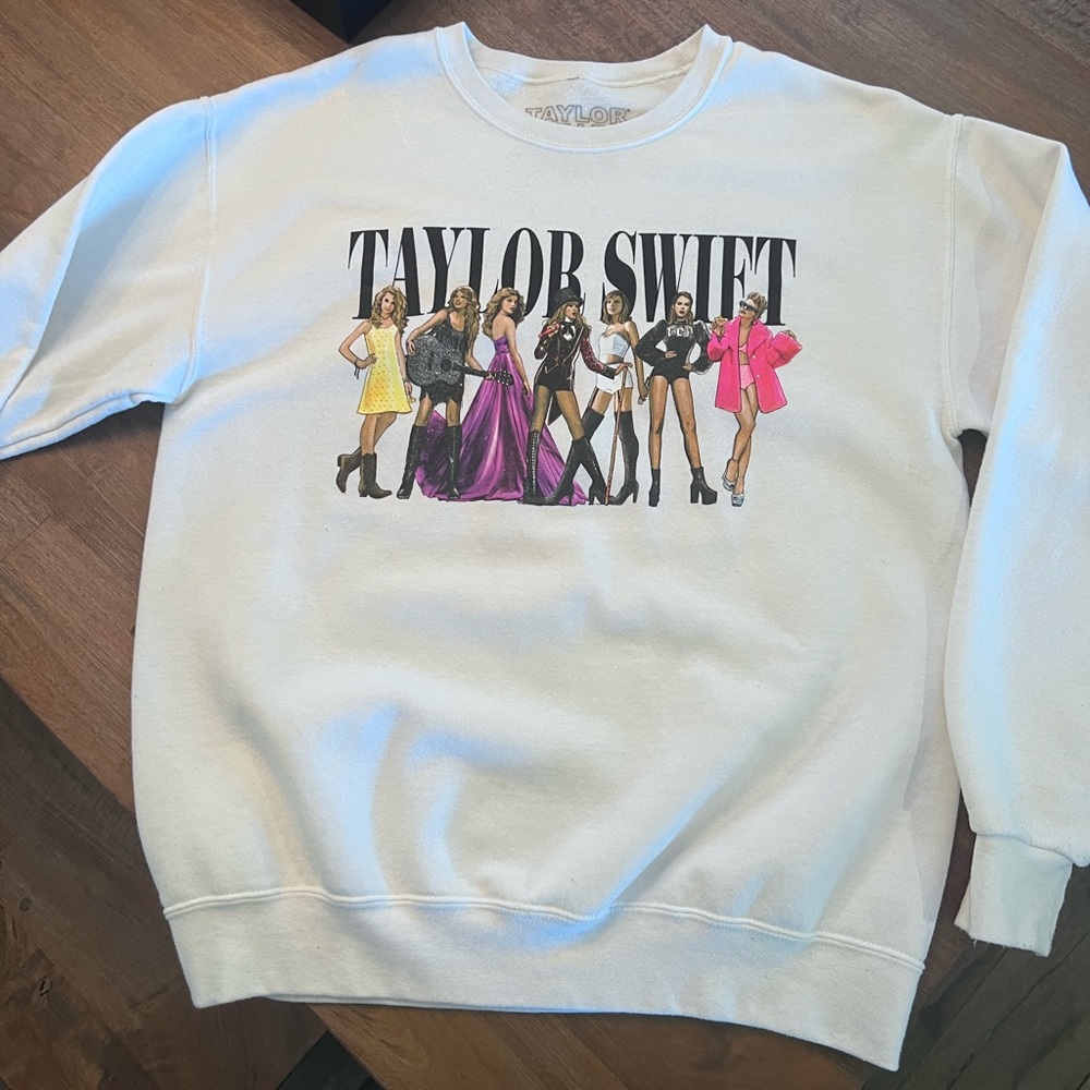 Taylor Swift official merch! Eras sweatshirt up to LOVER.